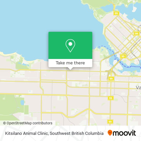 Kitsilano Animal Clinic map