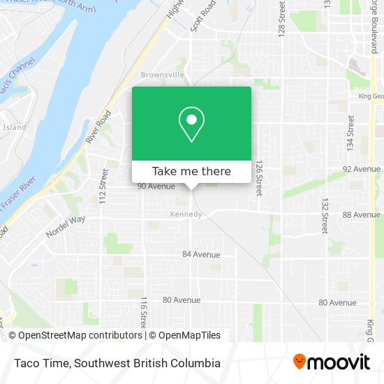 Taco Time map