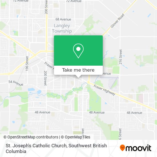 St. Joseph's Catholic Church map