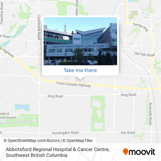 Abbotsford Regional Hospital & Cancer Centre map