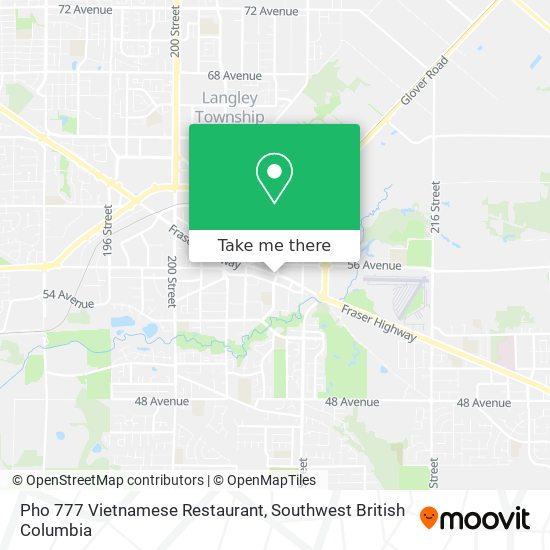 Pho 777 Vietnamese Restaurant map