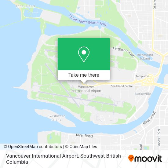 Vancouver International Airport map