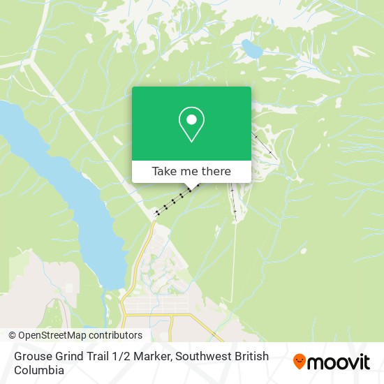 Grouse Grind Trail 1/2 Marker map