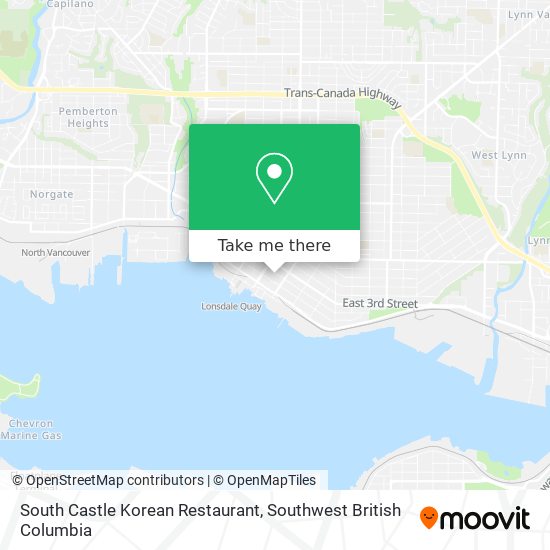 South Castle Korean Restaurant map