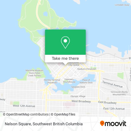 Nelson Square map