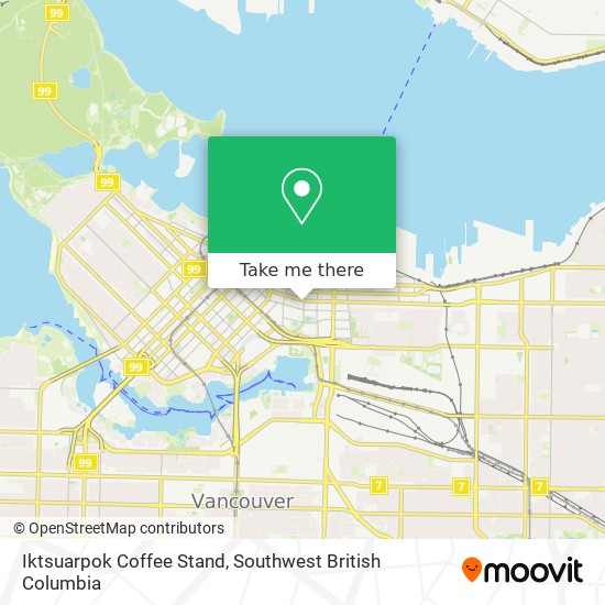 Iktsuarpok Coffee Stand map