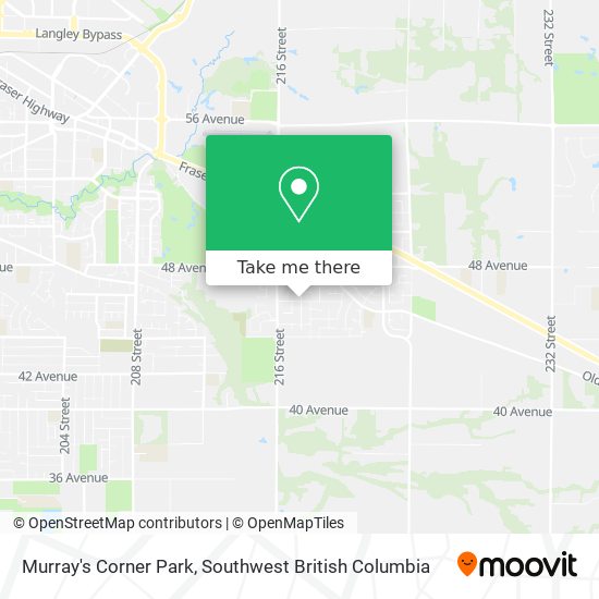 Murray's Corner Park map