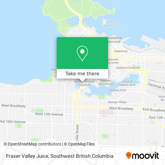 Fraser Valley Juice map