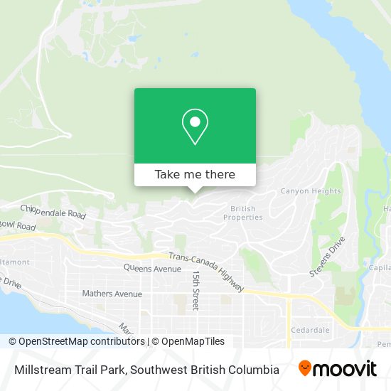 Millstream Trail Park map