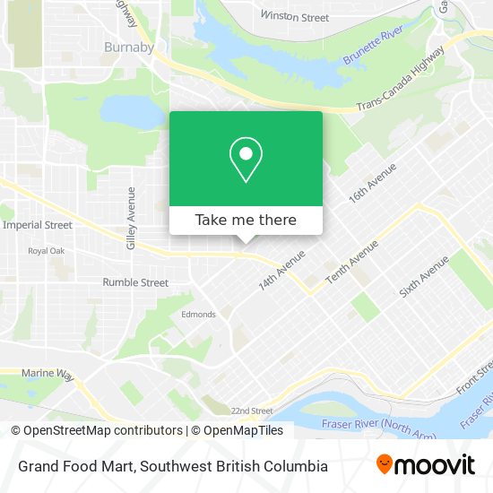 Grand Food Mart plan