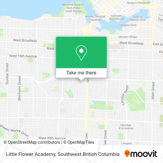 Little Flower Academy map