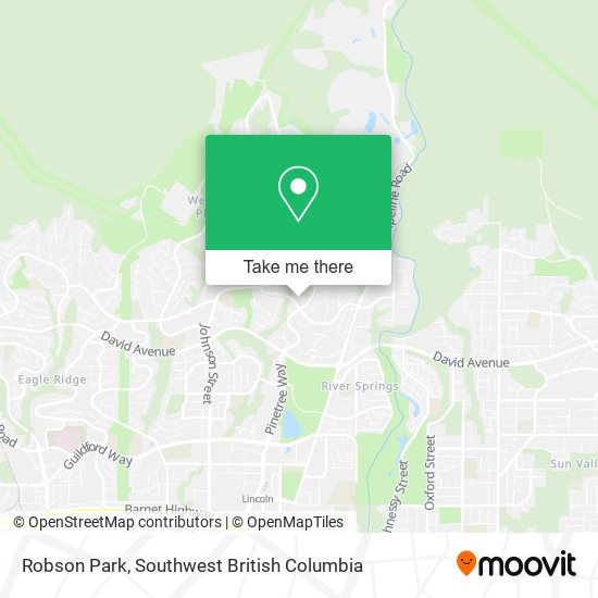 Robson Park map