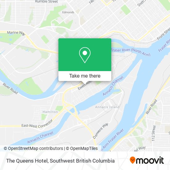 The Queens Hotel map