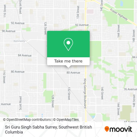 Sri Guru Singh Sabha Surrey map