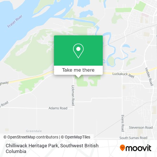 Chilliwack Heritage Park plan
