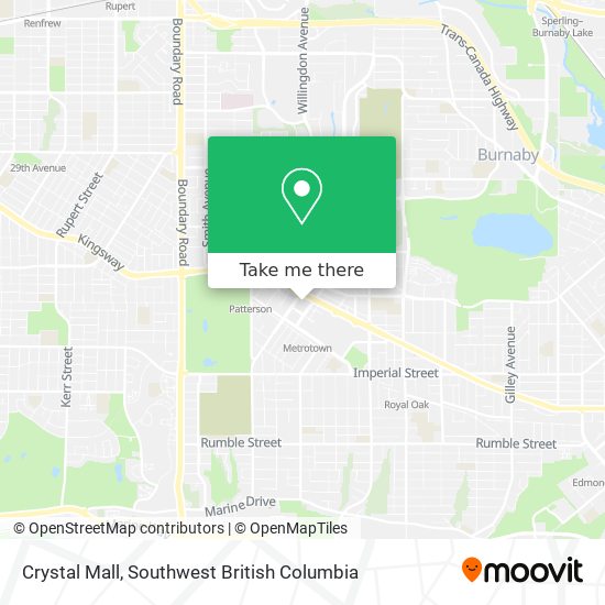 Crystal Mall map