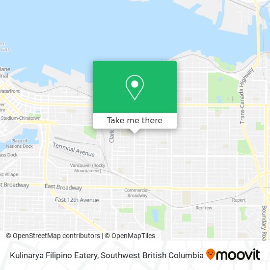 Kulinarya Filipino Eatery plan