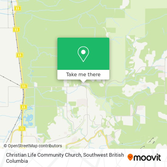 Christian Life Community Church map