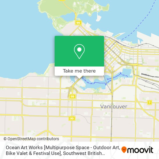 Ocean Art Works [Multipurpose Space - Outdoor Art, Bike Valet & Festival Use] map