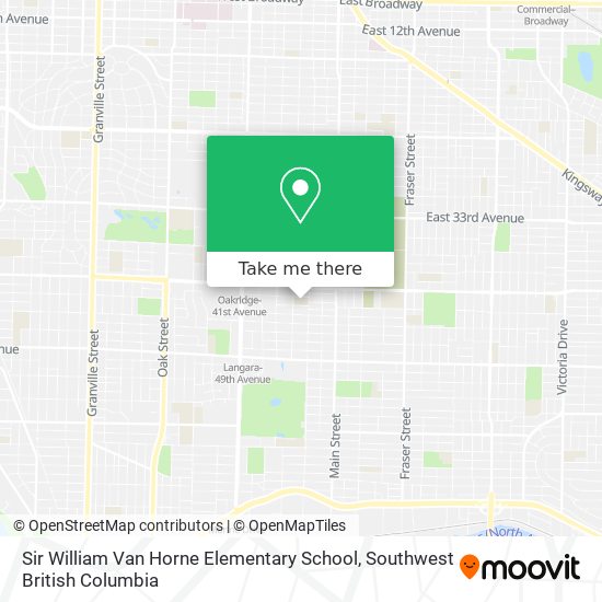 Sir William Van Horne Elementary School map