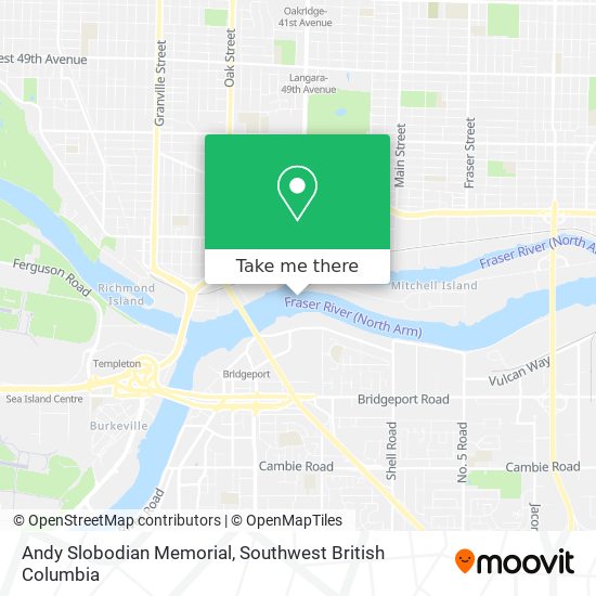 Andy Slobodian Memorial map