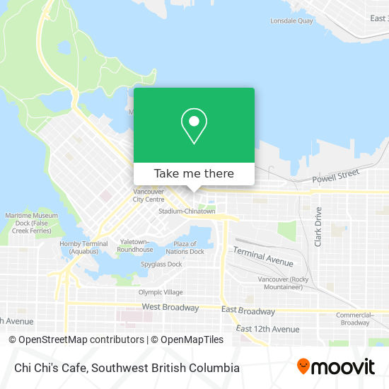 Chi Chi's Cafe map