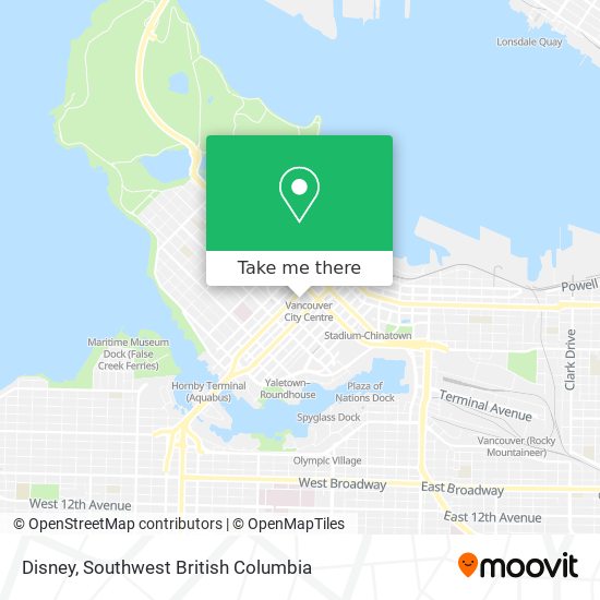 Disney map