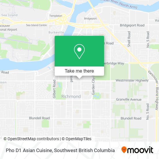 Pho D1 Asian Cuisine map