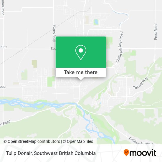 Tulip Donair map