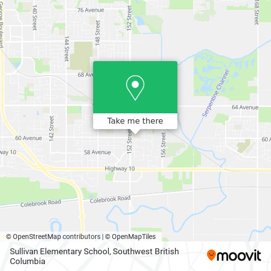 Sullivan Elementary School map