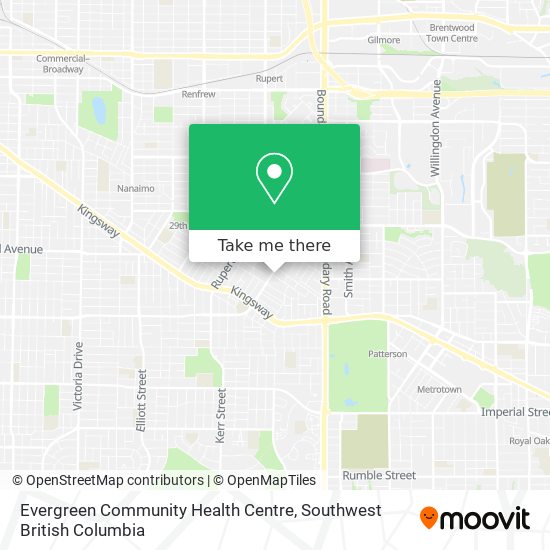 Evergreen Community Health Centre plan