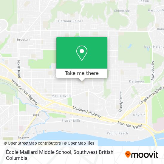 École Maillard Middle School map