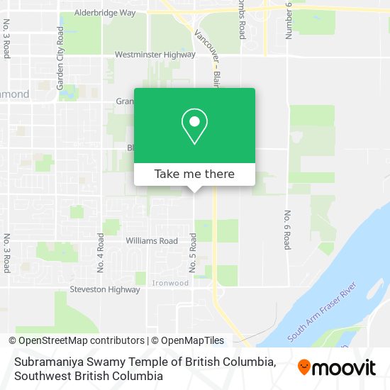 Subramaniya Swamy Temple of British Columbia plan