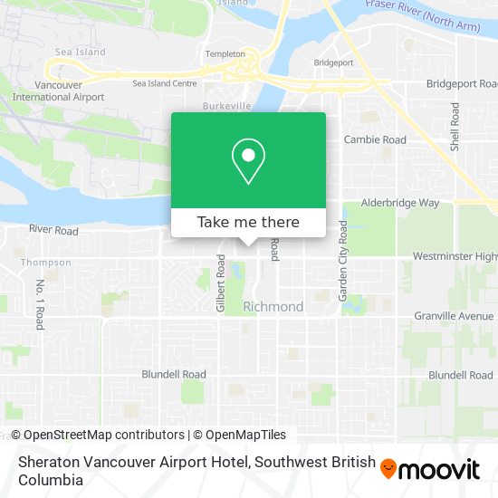 Sheraton Vancouver Airport Hotel plan