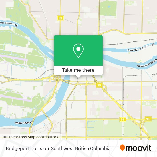 Bridgeport Collision map