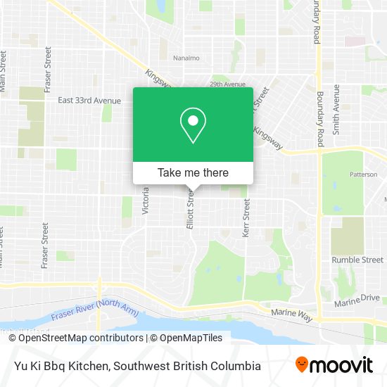 Yu Ki Bbq Kitchen map