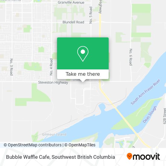 Bubble Waffle Cafe map