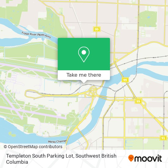 Templeton South Parking Lot map