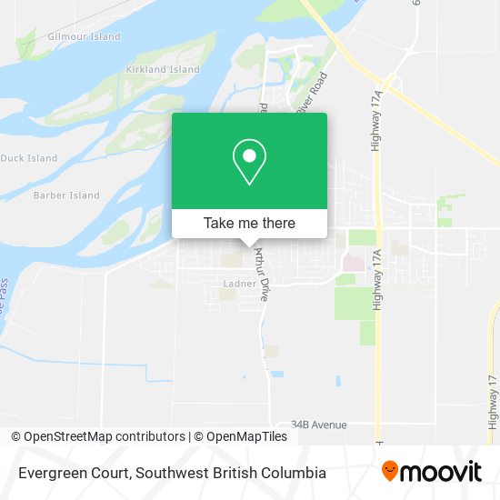 Evergreen Court map