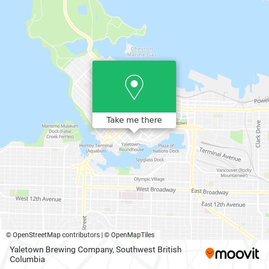 Yaletown Brewing Company plan