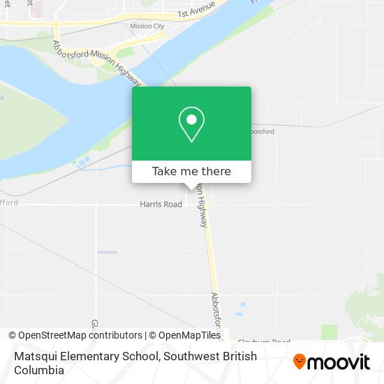 Matsqui Elementary School map