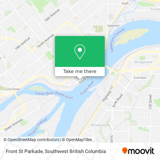 Front St Parkade map