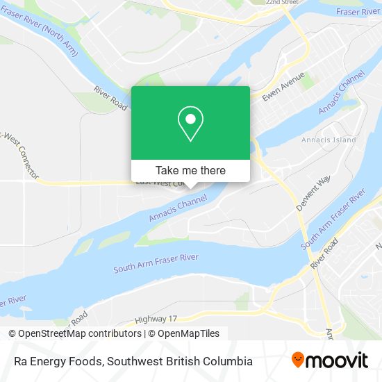 Ra Energy Foods map