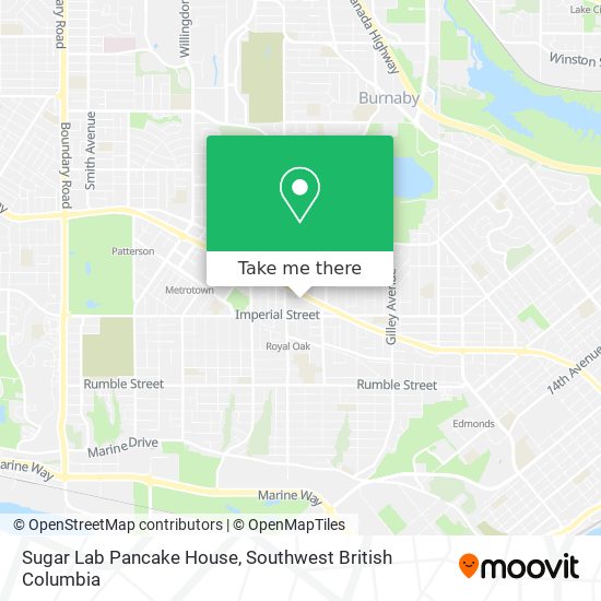 Sugar Lab Pancake House map