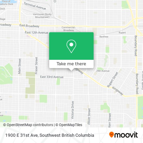 1900 E 31st Ave map