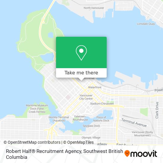 Robert Half® Recruitment Agency map