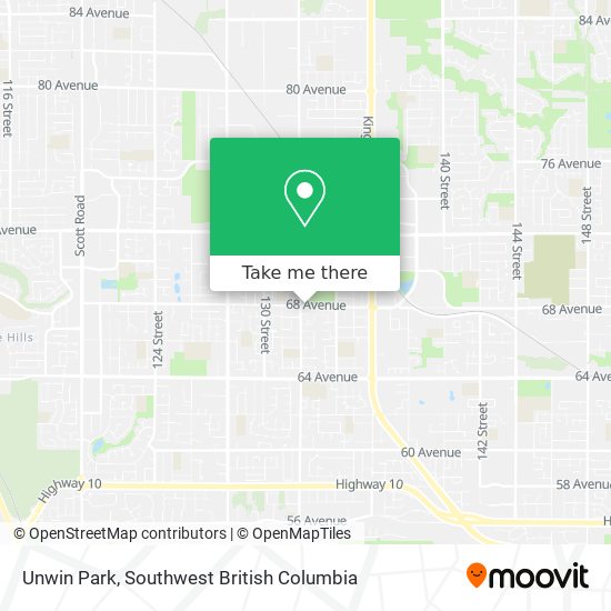 Unwin Park map