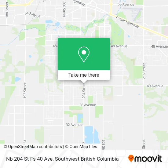 Nb 204 St Fs 40 Ave map