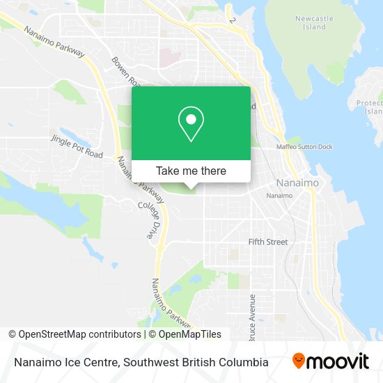 Nanaimo Ice Centre map