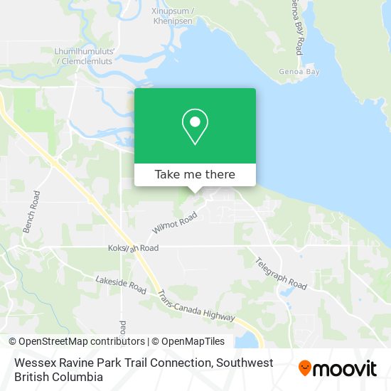 Wessex Ravine Park Trail Connection plan